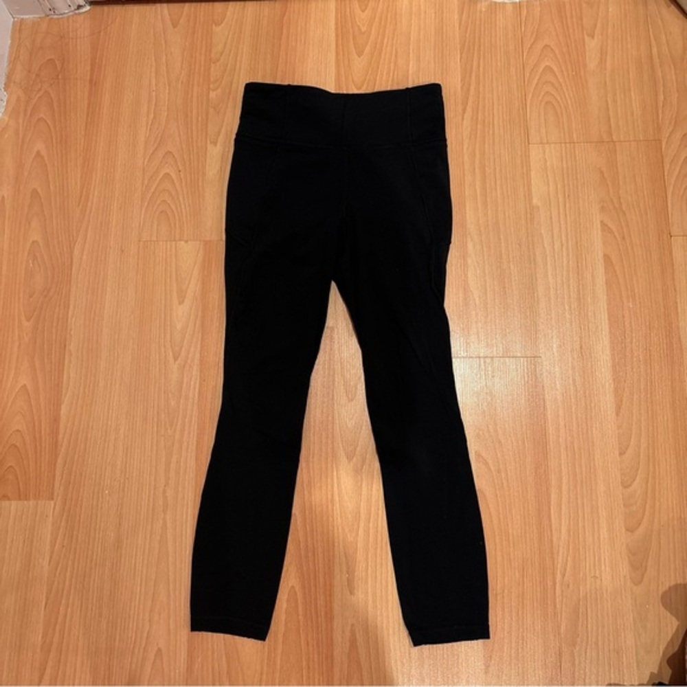 Lululemon Fast and Free Black High-Waisted Leggings